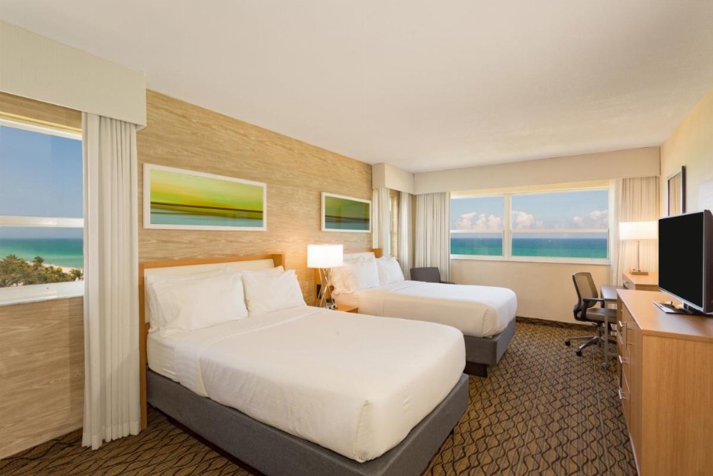 Oceanfront Room with Two Double Beds